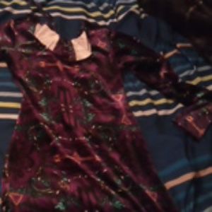 Long sleeve mini dress